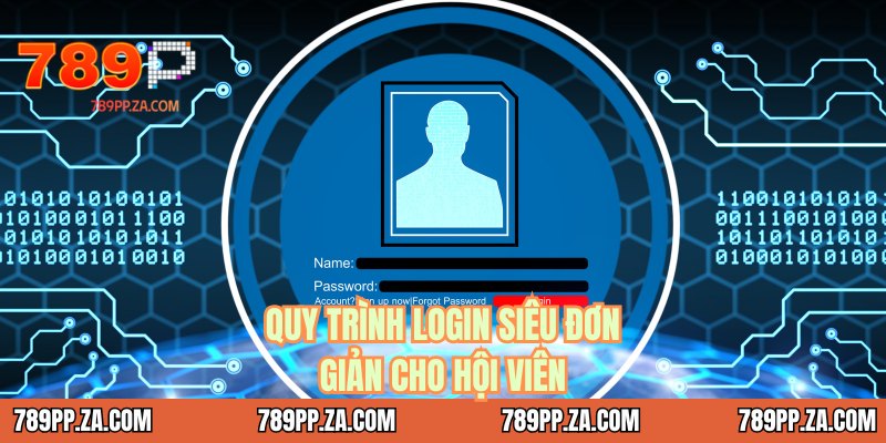 Quy trình login siêu đơn giản cho hội viên